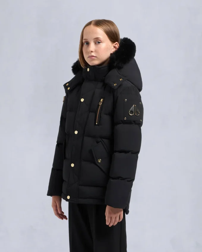 Kinder Unisex Original Gold Series Shearling Trim 3Q Jacke Kinder Unisex Original Gold Series Shearling Trim 3Q Jacke