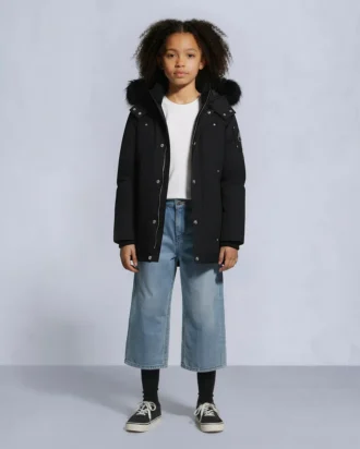 Kinder Unisex Original Parka mit Lammfellbesatz
