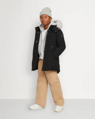 Kinder Unisex Original Parka mit Lammfellbesatz