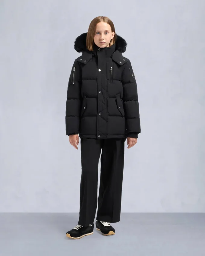 Kinder Unisex Original Shearling Trim 3Q Jacke Kinder Unisex Original Shearling Trim 3Q Jacke