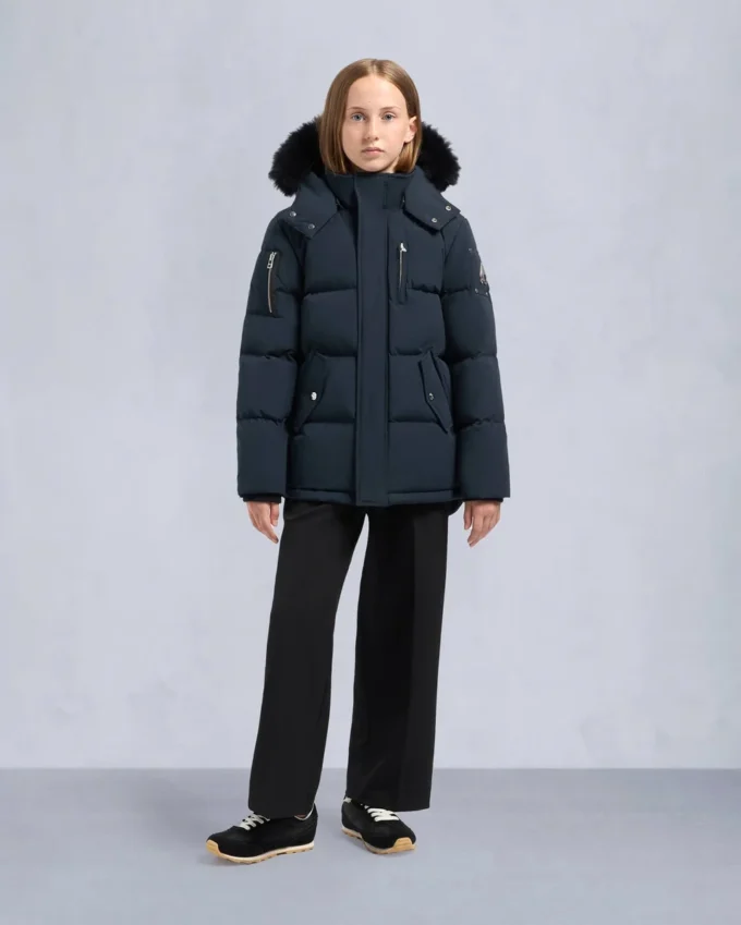Kinder Unisex Original Shearling Trim 3Q Jacke Kinder Unisex Original Shearling Trim 3Q Jacke