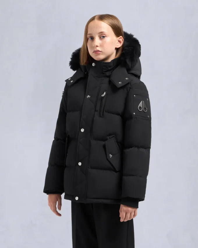 Kinder Unisex Original Shearling Trim 3Q Jacke Kinder Unisex Original Shearling Trim 3Q Jacke