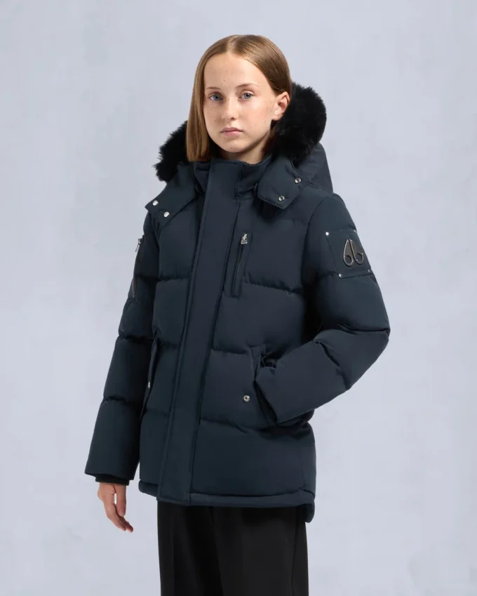 Kinder Unisex Original Shearling Trim 3Q Jacke Kinder Unisex Original Shearling Trim 3Q Jacke