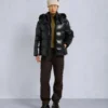 Kings Pufferjacke mit Lammfellbesatz