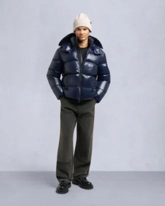 Kings Pufferjacke mit Lammfellbesatz Kings Pufferjacke mit Lammfellbesatz