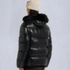 Kings Pufferjacke mit Lammfellbesatz