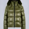 Kings Pufferjacke mit Lammfellbesatz
