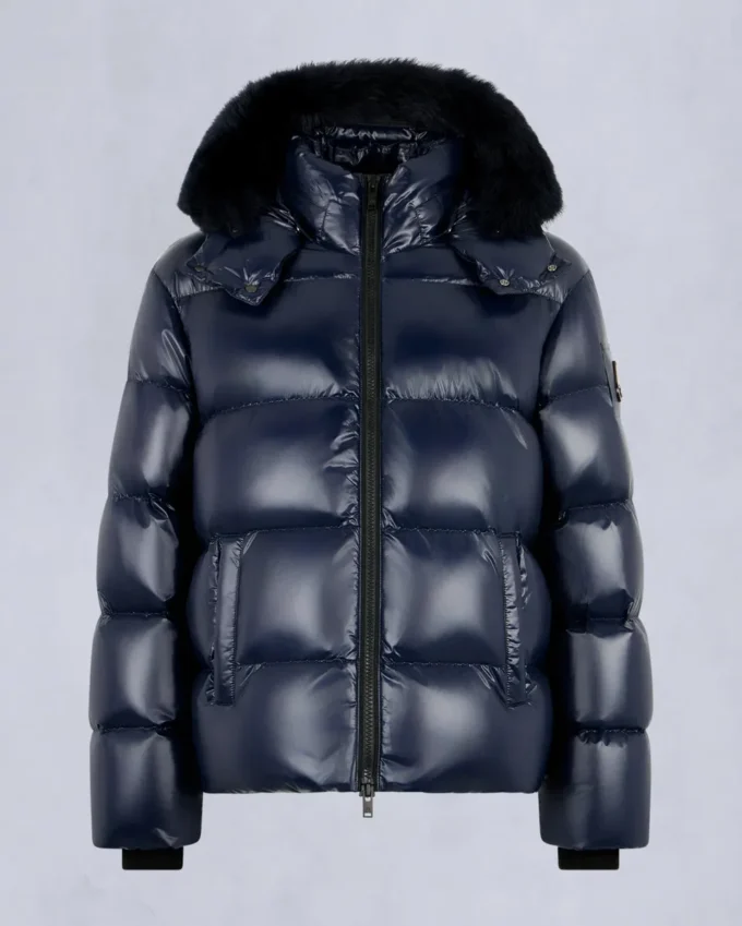 Kings Pufferjacke mit Lammfellbesatz Kings Pufferjacke mit Lammfellbesatz