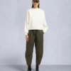 Mix Media Sweatshirt mit Rundhalsausschnitt Mix Media Sweatshirt mit Rundhalsausschnitt
