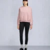 Mix Media Sweatshirt mit Rundhalsausschnitt Mix Media Sweatshirt mit Rundhalsausschnitt