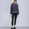 Mix Media Sweatshirt mit Rundhalsausschnitt Mix Media Sweatshirt mit Rundhalsausschnitt