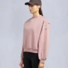 Mix Media Sweatshirt mit Rundhalsausschnitt Mix Media Sweatshirt mit Rundhalsausschnitt