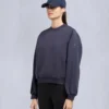 Mix Media Sweatshirt mit Rundhalsausschnitt Mix Media Sweatshirt mit Rundhalsausschnitt