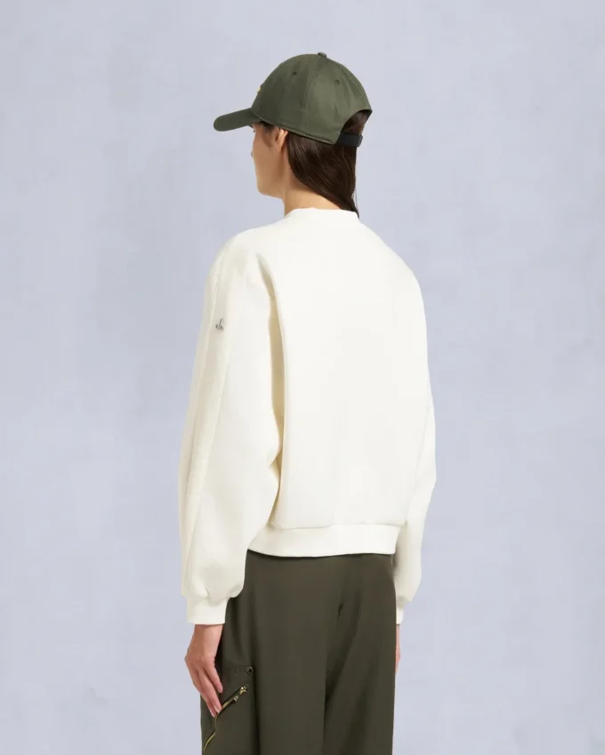 Mix Media Sweatshirt mit Rundhalsausschnitt Mix Media Sweatshirt mit Rundhalsausschnitt