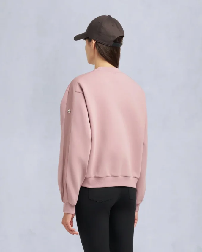 Mix Media Sweatshirt mit Rundhalsausschnitt Mix Media Sweatshirt mit Rundhalsausschnitt