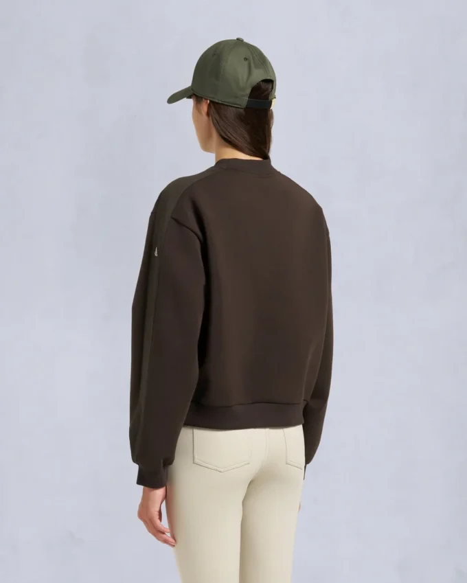 Mix Media Sweatshirt mit Rundhalsausschnitt Mix Media Sweatshirt mit Rundhalsausschnitt