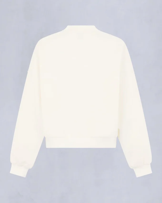 Mix Media Sweatshirt mit Rundhalsausschnitt Mix Media Sweatshirt mit Rundhalsausschnitt