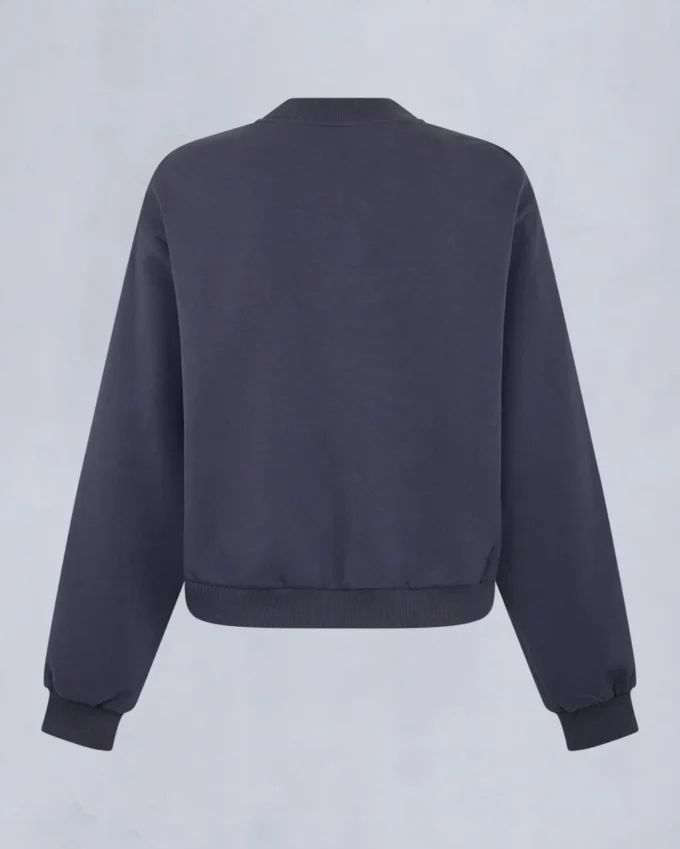 Mix Media Sweatshirt mit Rundhalsausschnitt Mix Media Sweatshirt mit Rundhalsausschnitt