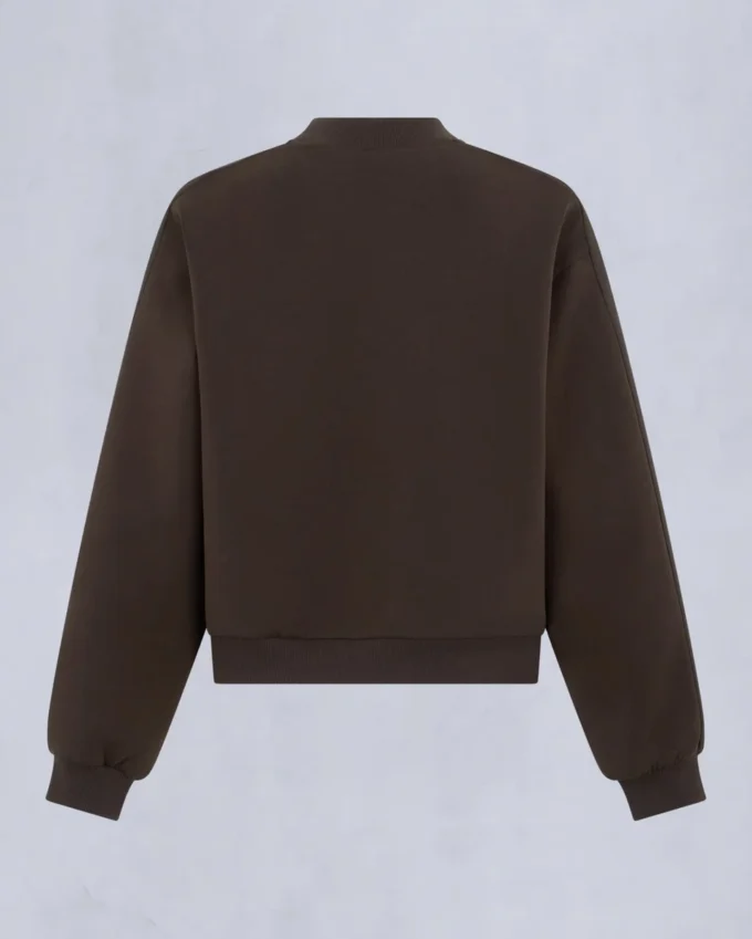 Mix Media Sweatshirt mit Rundhalsausschnitt Mix Media Sweatshirt mit Rundhalsausschnitt
