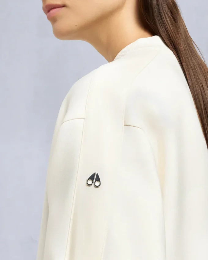 Mix Media Sweatshirt mit Rundhalsausschnitt Mix Media Sweatshirt mit Rundhalsausschnitt