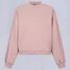 Mix Media Sweatshirt mit Rundhalsausschnitt Mix Media Sweatshirt mit Rundhalsausschnitt