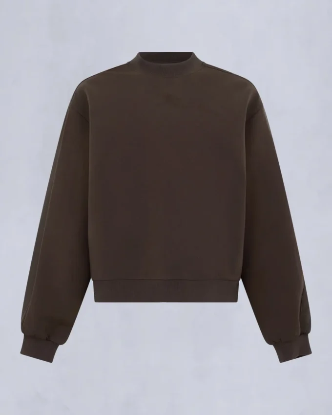 Mix Media Sweatshirt mit Rundhalsausschnitt Mix Media Sweatshirt mit Rundhalsausschnitt