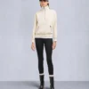 Mix Media Sweatshirt mit Viertelreißverschluss Mix Media Sweatshirt mit Viertelreißverschluss