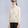 Mix Media Sweatshirt mit Viertelreißverschluss Mix Media Sweatshirt mit Viertelreißverschluss