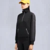Mix Media Sweatshirt mit Viertelreißverschluss Mix Media Sweatshirt mit Viertelreißverschluss