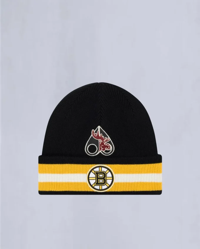Nhl X Moose Knuckles Bruins Beanie Nhl X Moose Knuckles Bruins Beanie