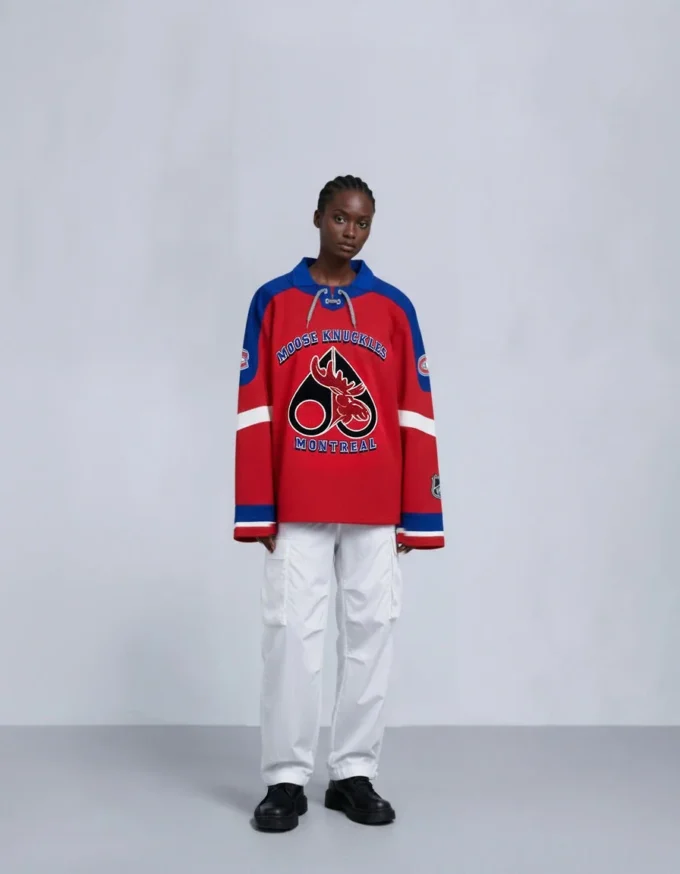 Nhl X Moose Knuckles Canadiens Polo Nhl X Moose Knuckles Canadiens Polo