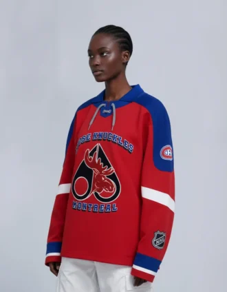 Nhl X Moose Knuckles Canadiens Polo Nhl X Moose Knuckles Canadiens Polo