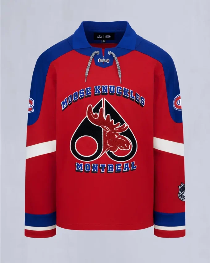 Nhl X Moose Knuckles Canadiens Polo Nhl X Moose Knuckles Canadiens Polo