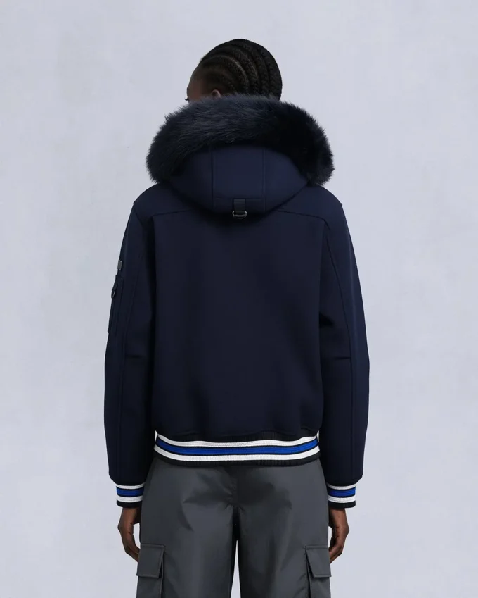 Nhl X Moose Knuckles Maple Leafs Bomberjacke Nhl X Moose Knuckles Maple Leafs Bomberjacke