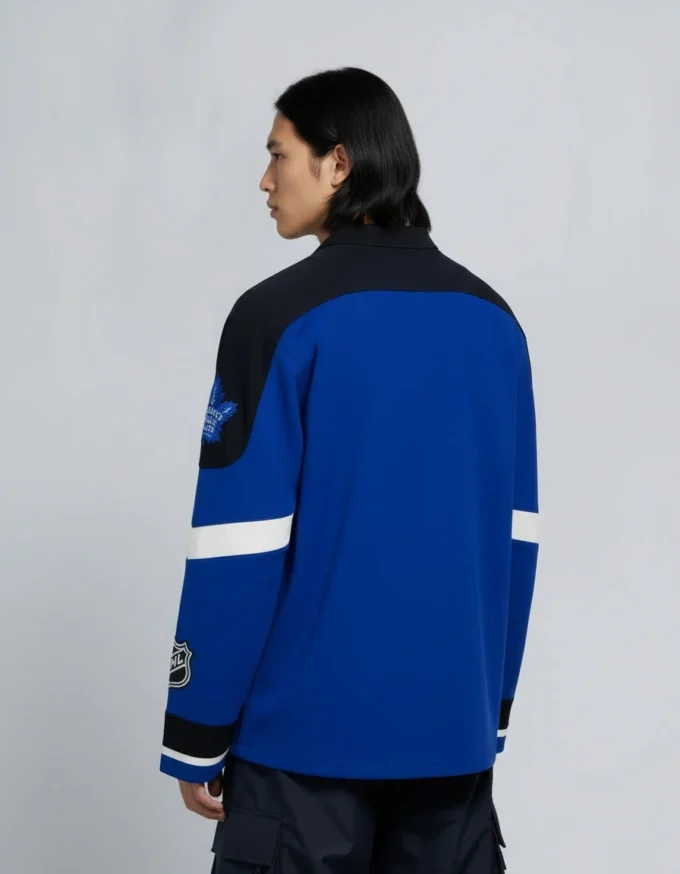 Nhl X Moose Knuckles Maple Leafs Polo Nhl X Moose Knuckles Maple Leafs Polo