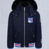 NHL x Moose Knuckles Rangers Bomberjacke