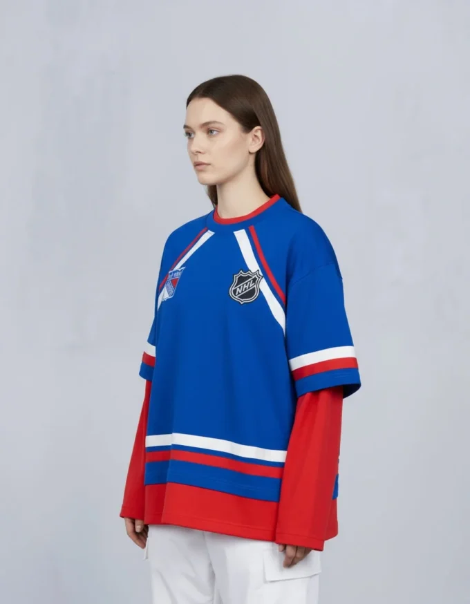 Nhl X Moose Knuckles Rangers T-Shirt Nhl X Moose Knuckles Rangers T-Shirt