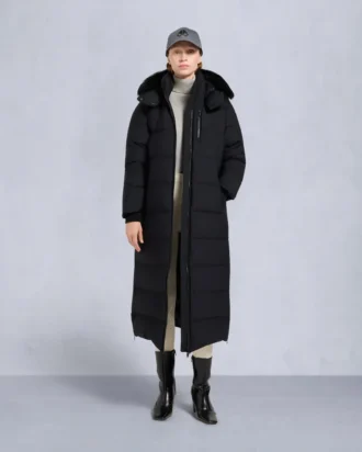 Nyluxe Chelia Parka mit Lammfellbesatz