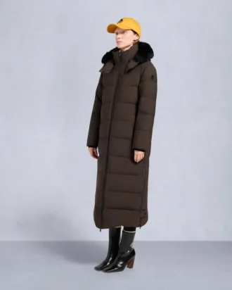 Nyluxe Chelia Parka mit Lammfellbesatz