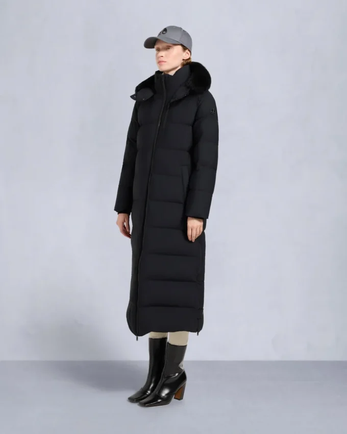 Nyluxe Chelia Parka mit Lammfellbesatz