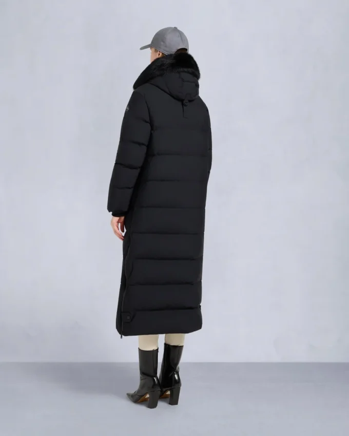 Nyluxe Chelia Parka mit Lammfellbesatz