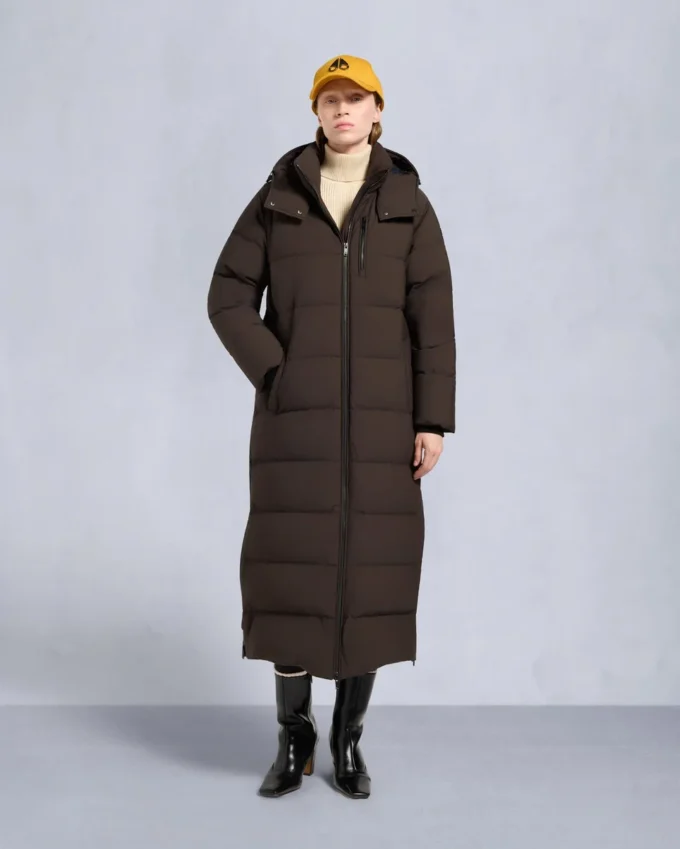 Nyluxe Chelia Parka mit Lammfellbesatz