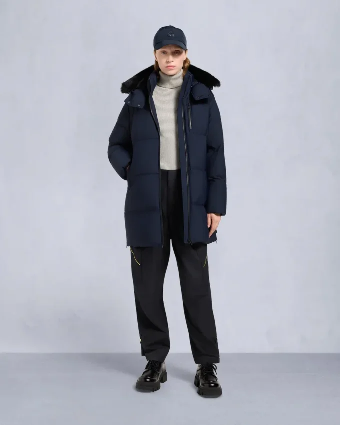 Nyluxe Chelia Shearling Trim 3Q Jacke