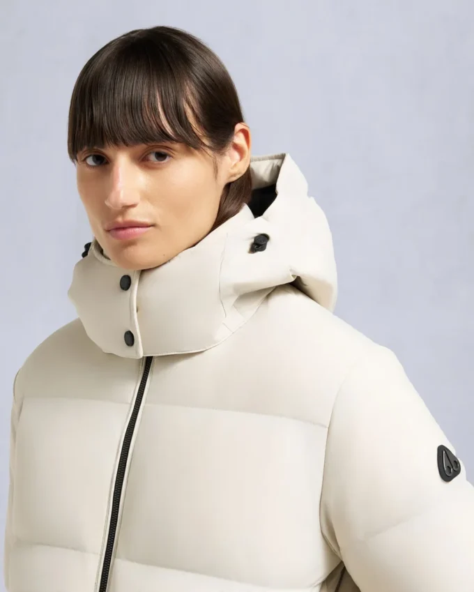 Nyluxe Misti Shearling Trim Puffer