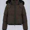 Nyluxe Misti Shearling Trim Puffer