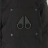 Onyx Anguille Shearling Trim Jacke