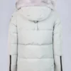 Onyx Anguille Shearling Trim Jacke