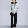 Onyx Ladriere Bomberjacke mit Lammfellbesatz
