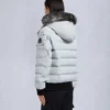 Onyx Ladriere Bomberjacke mit Lammfellbesatz