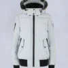 Onyx Ladriere Bomberjacke mit Lammfellbesatz